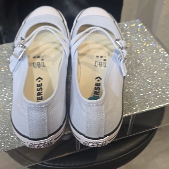 Converse All Star Dainty Mary Jane Sneakers- Wet Stone/Sugar Berry/White - Picture 12 of 12